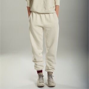Les Tien Ivory Jogger Sweatpants